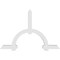 Ekena Millwork Ericson Architectural Grade PVC Gable Bracket, 96"W x 64"H x 4"D x 6"F, 16/12 Pitch GBP096X64X0406ERI00 - alternate 5